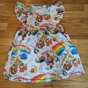 Original 80s Rainbow Bright Dress 4T